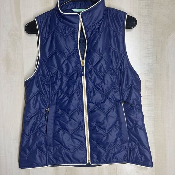 Vineyard Vines‎ navy blue quilted vest, size small - Picture 4 of 14